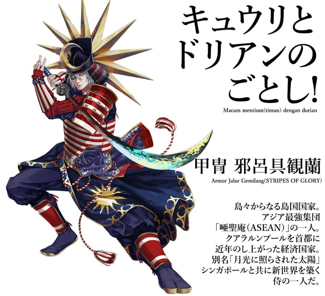 2020東京奧運(yùn)會(huì)，日本奧組委為各個(gè)國(guó)家制作了不同的動(dòng)漫形象