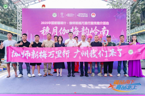 伽師新梅萬里行甜蜜登陸廣州，共啟南國甜蜜新篇章